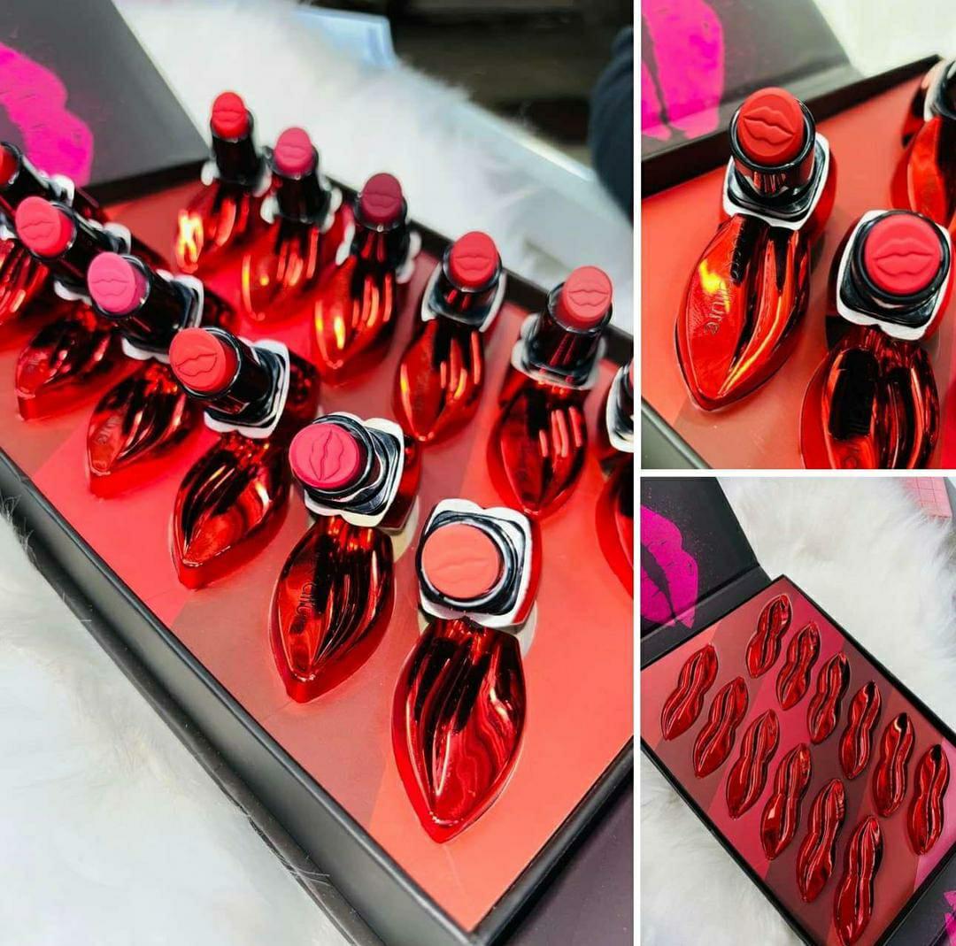 6 Pcs High Pigmented Matte Finish Multicolor Lipstick Set