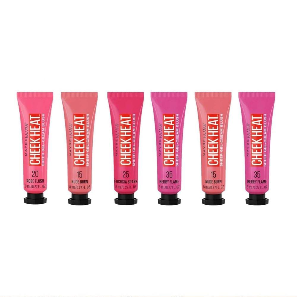 Pack Of 6 Blush On Tint