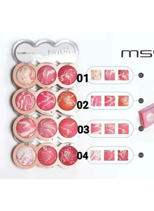 3 in 1 High Pigmented Blush Palette