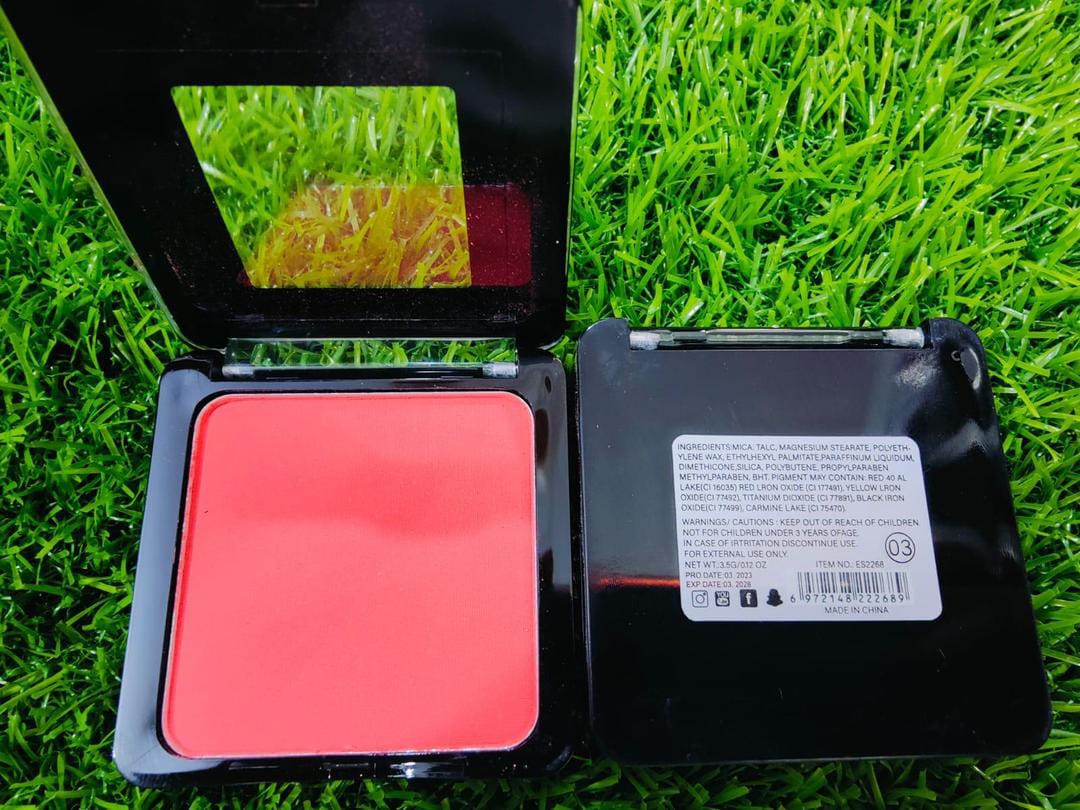 High Coverage Blush - Smooth Powder Formula in Pink, Peach & Red Shades