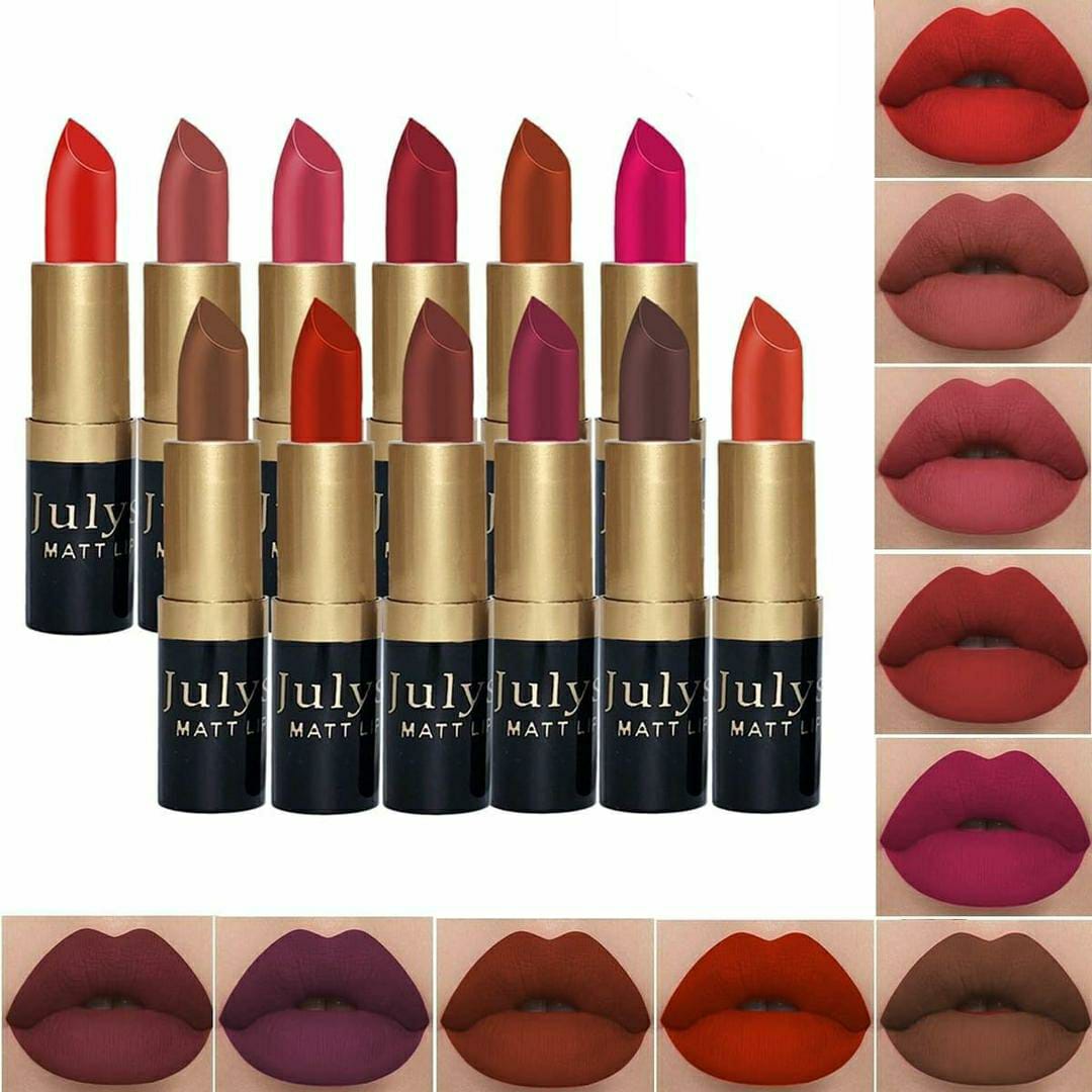 6 Pcs Matte Lipstick Set