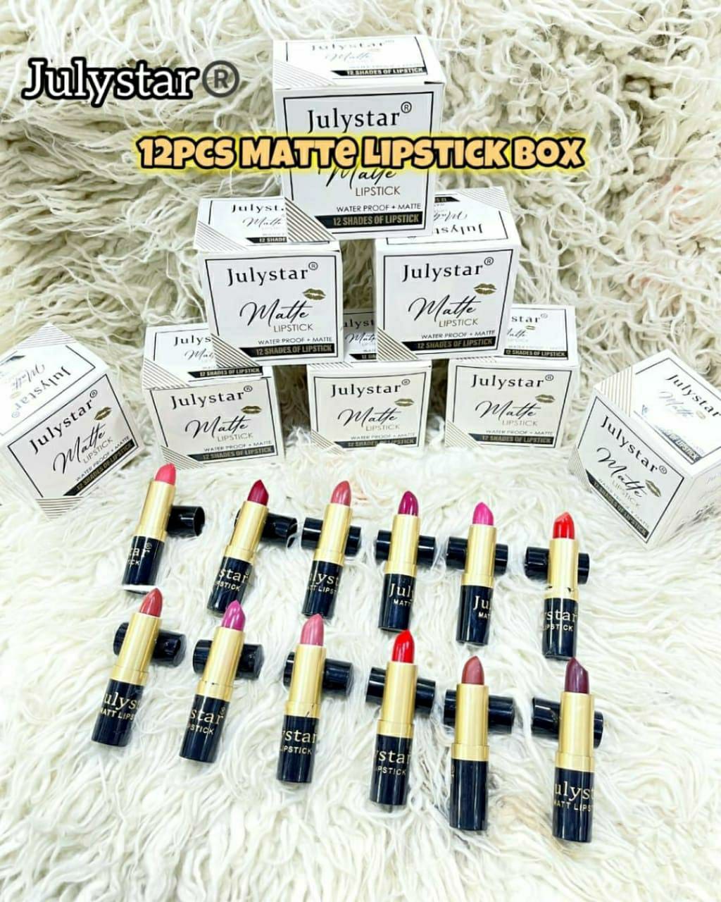 6 Pcs Matte Lipstick Set