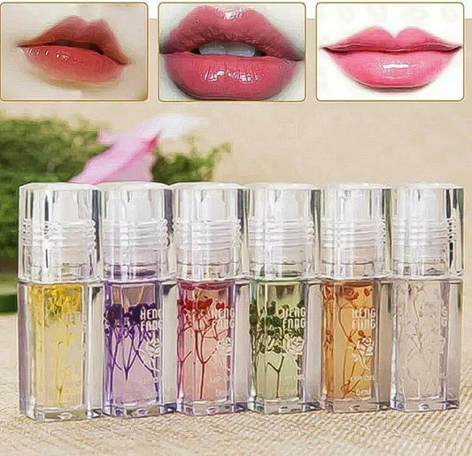 Hydrating Multicolor Lip Oil - Glossy Finish Pack of 4