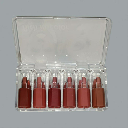 High Pigment Matte Lipstick, Pack of 6