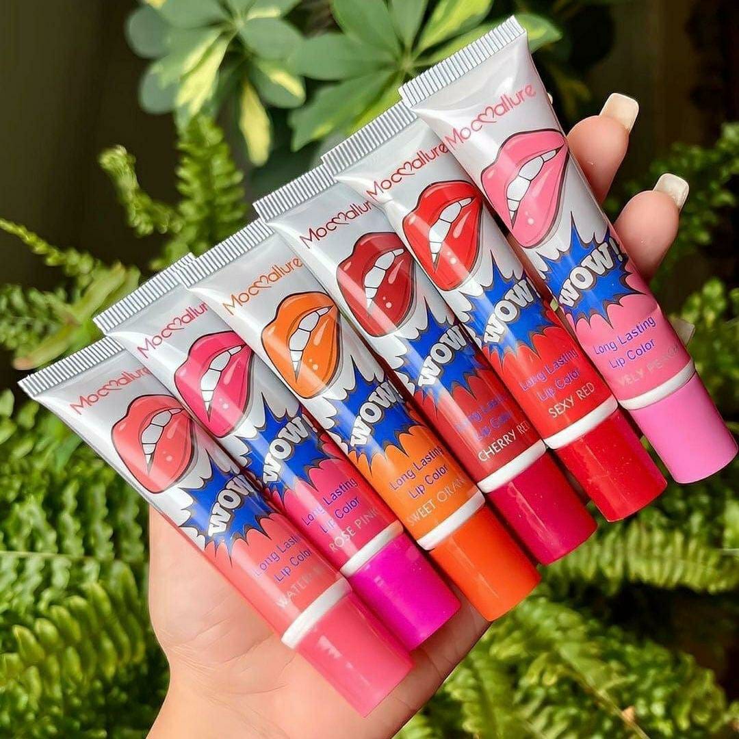 Peel Off Liquid Lipstick And Tint - Pack Of 6