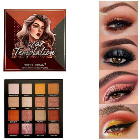 Matte And Glitter Star Temptation  Eyeshadow Palette