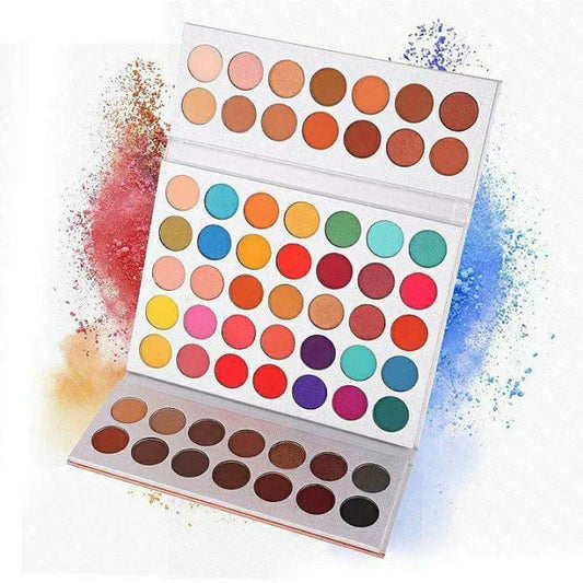 63 Color Matte And Glitter Eyeshadow Palette