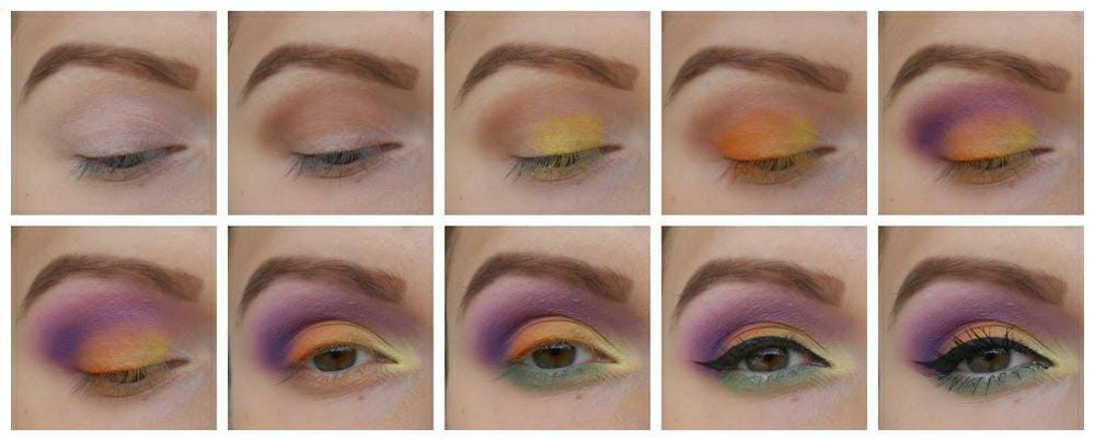 Different Colors Beautiful Eye Makeup Palette