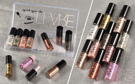 Multicolor Matte And Glitter Eyeliner - 1 Pcs Liquid Eyeliner