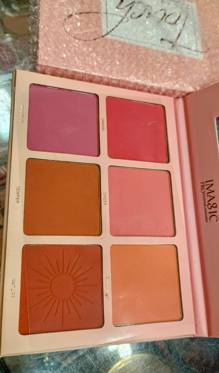 High Coverage Matte Blush Palette - Smooth, Highly Pigmented Formula