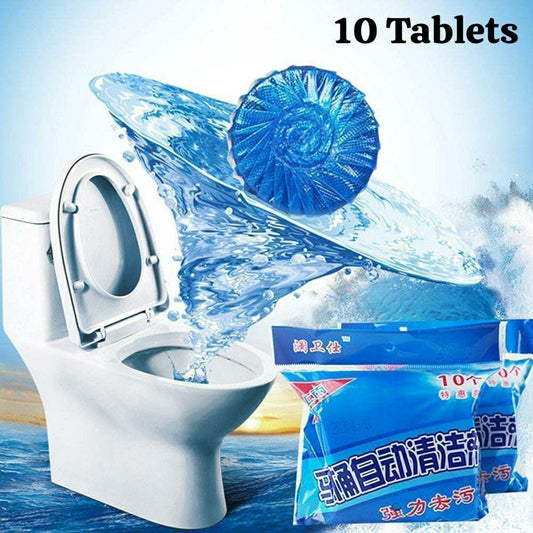 Toilet Flush Cleaning Tablets, Pack Of 10