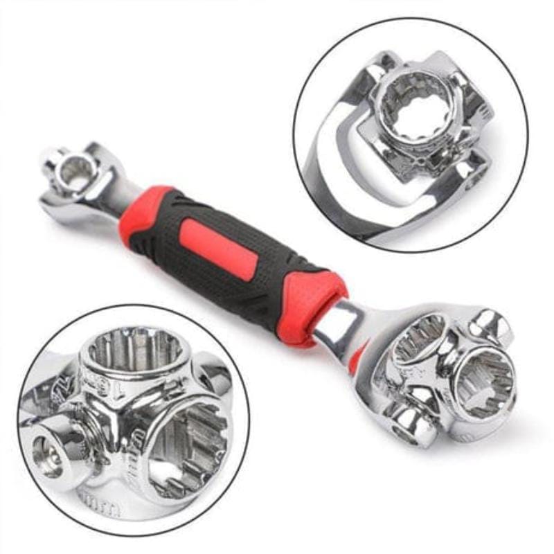 48 Pcs Stainless Steel Portable Universal Socket Wrench Set