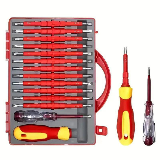 12 Pcs ABS Plastic Screwdriver Set - Essential Tool Kit for Every DIY Enthusiast