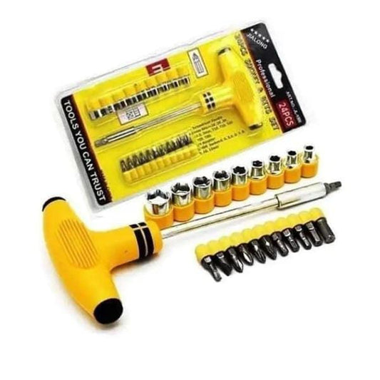 24 Pcs Stainless Steel Screwdriver Set