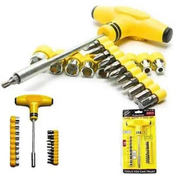 24 Pcs Stainless Steel Screwdriver Set