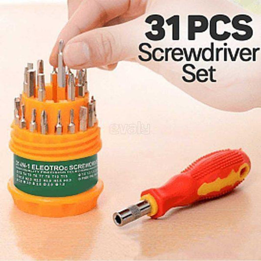 31 Pcs Stainless Steel Screwdrivers Set