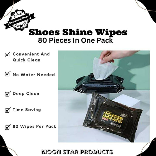 Deep Clean Your Footwear with Pack Of 5 of Quick and Convenient Shoe Cleaning Wipes