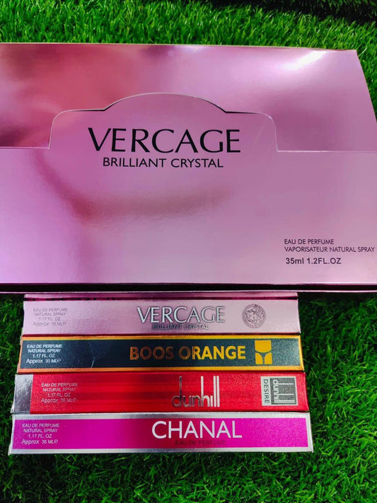 Refreshing Floral Pocket Perfume Set - 4 Pcs for Men