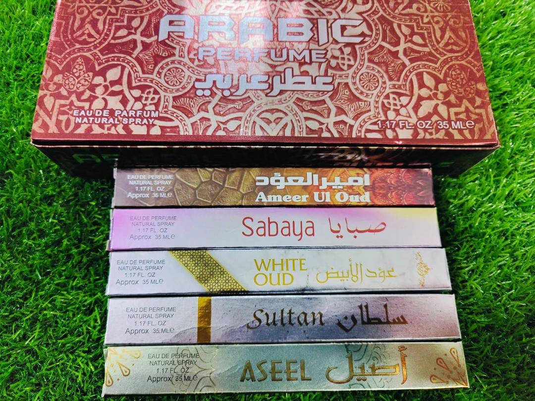 5 Pcs Long Lasting Pocket Perfume - Oriental Oud