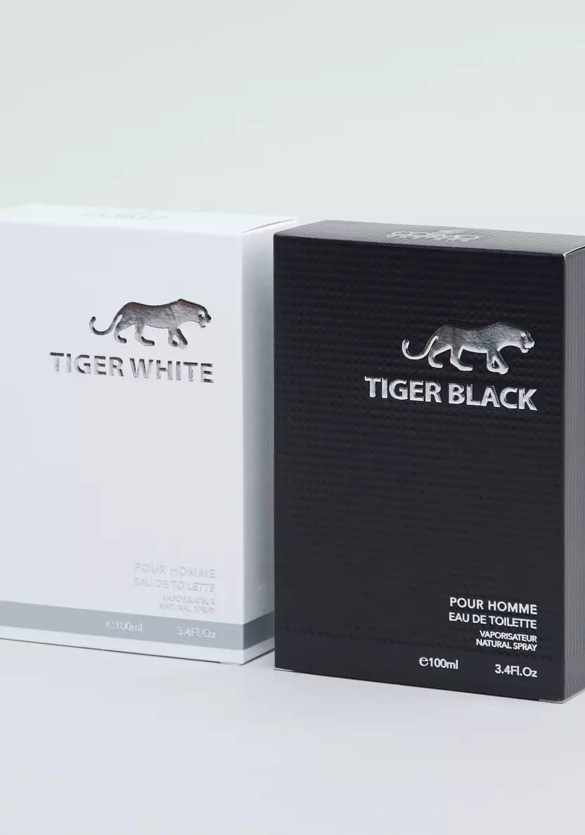 Tiger White And Black Perfume, 100ml - Pack of 2