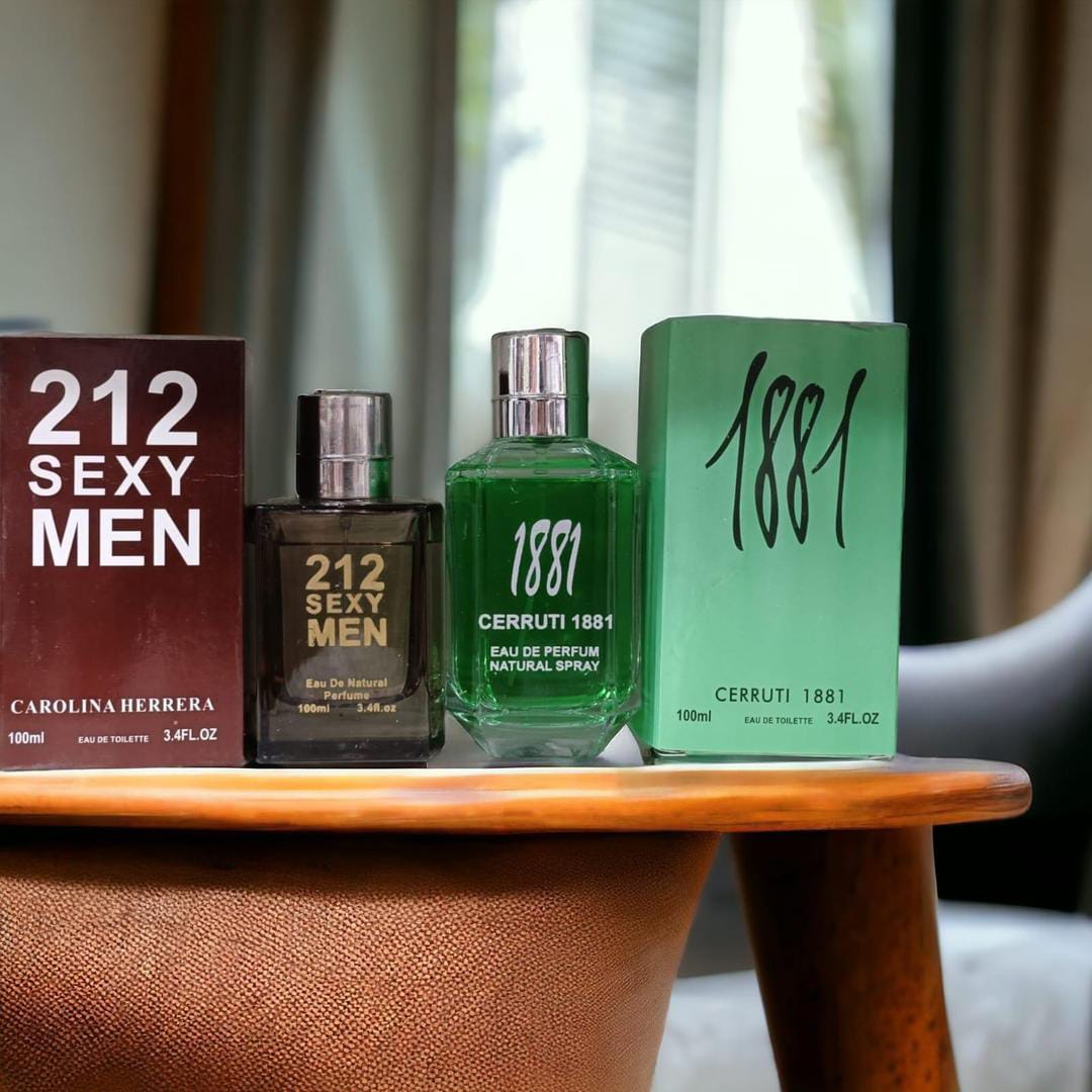 212 Men Perfume With Free 1881 Perfume - 100ml