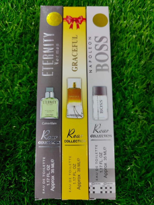 Pocket Perfume, 35ml - Pack Of 3 (Boss,Egnity,Gracefull)