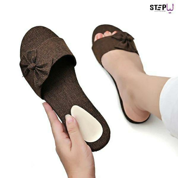 Women's Fabric Casual Flats (Dark Brown)