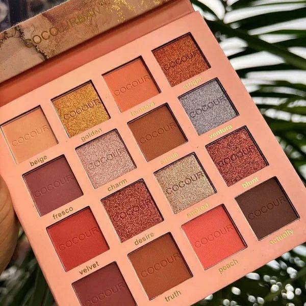 Multicolor Matte And Glitter Eyeshadow Palette