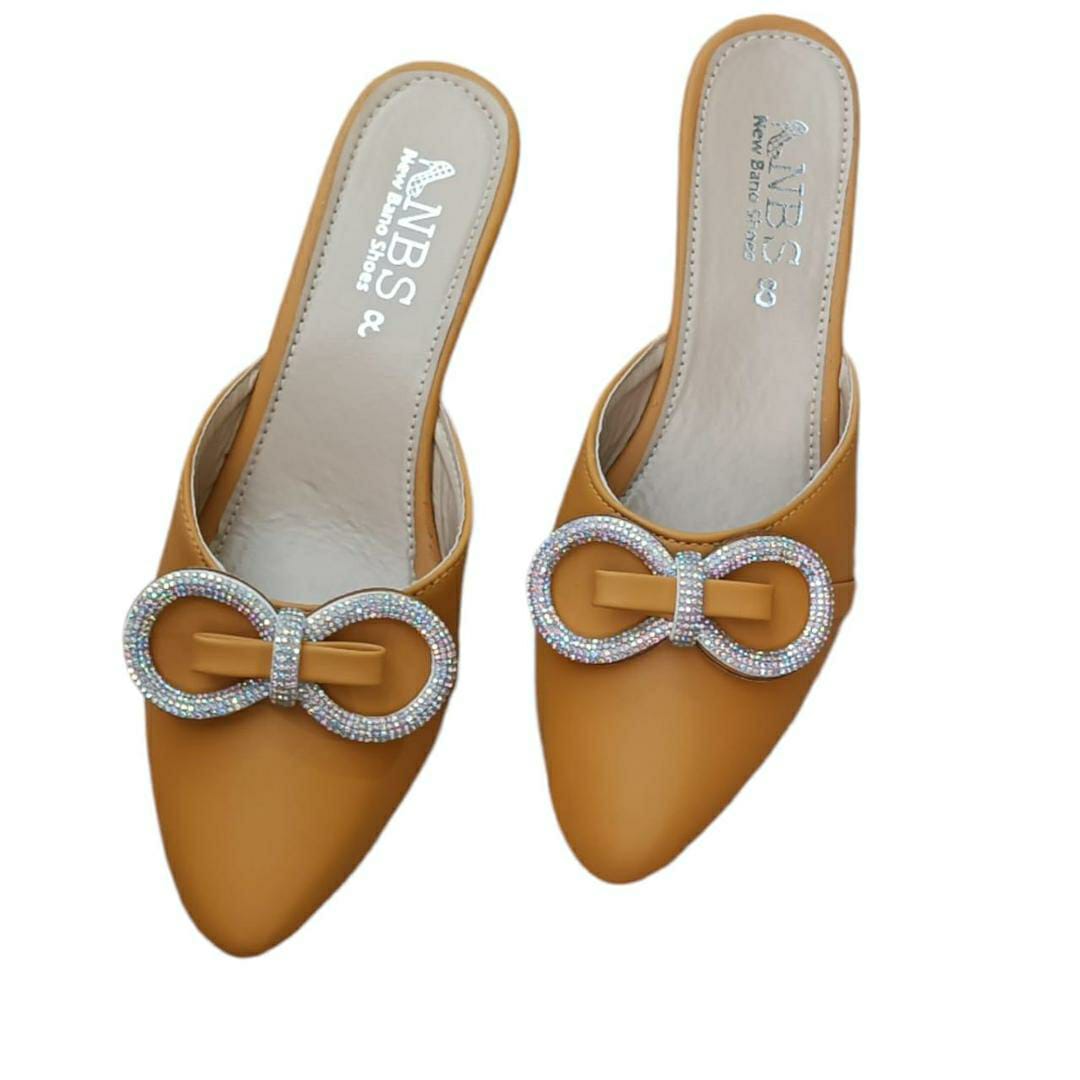 Trendy Heel For Women (Mustard)