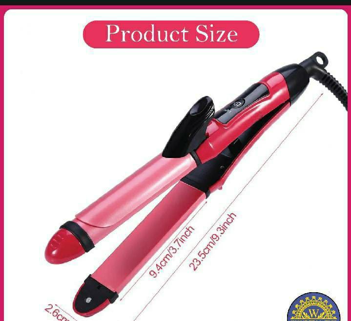 2 In 1 Hair Straightener And Curler