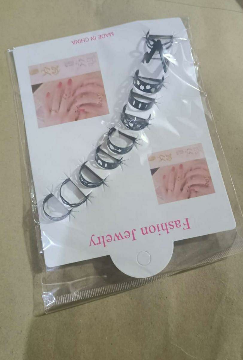 10 Pcs Adjustable Rings Set