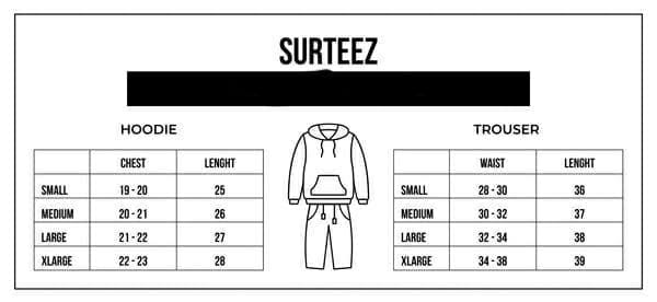 2 Pcs Women's Stitched Fleece Printed Hoodie Tracksuit