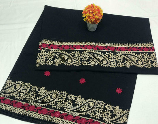 Swiss Women Shawl (Black)