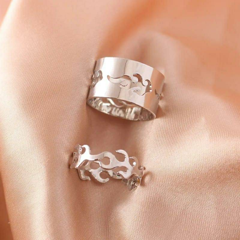 Fire Couple Ring - Pack of 4