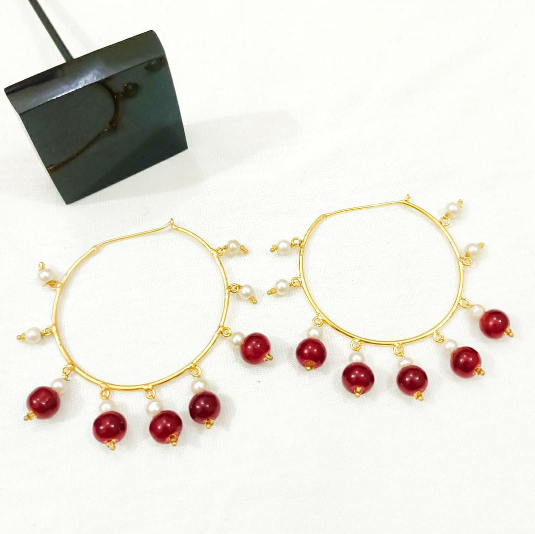 Round Earrings Pair