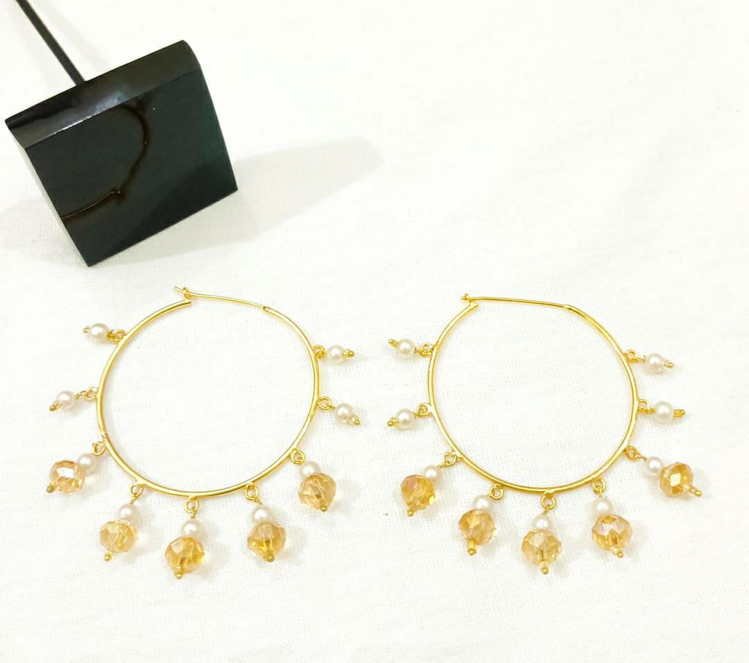 Round Earrings Pair