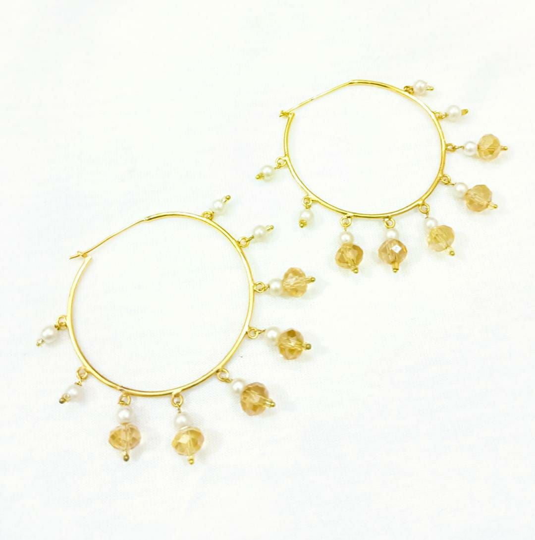 Round Earrings Pair