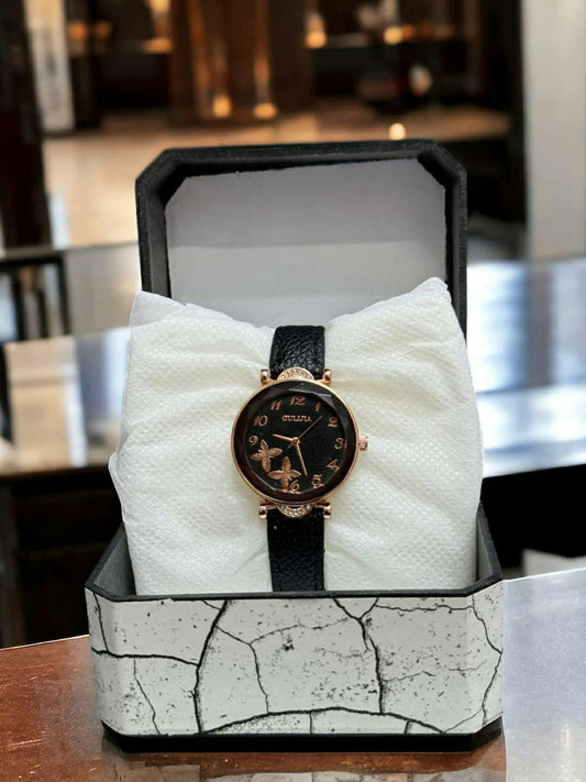 Women's Movement: Quartz Watch (Black)