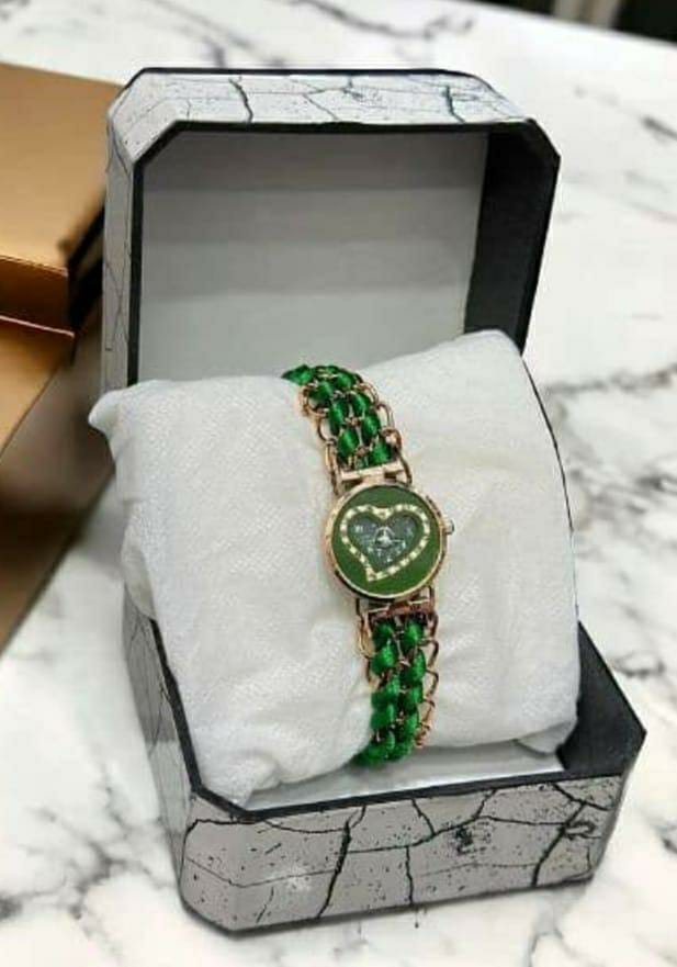 Women's Bracelet Watch (Green)