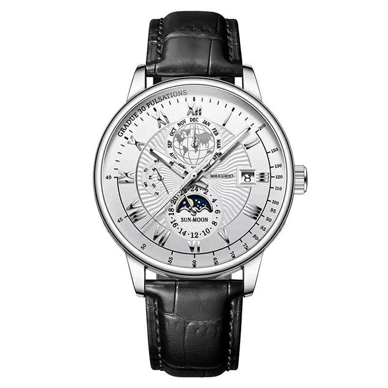 Three Eye - Calendar - Sun - Moon - Men's Watch