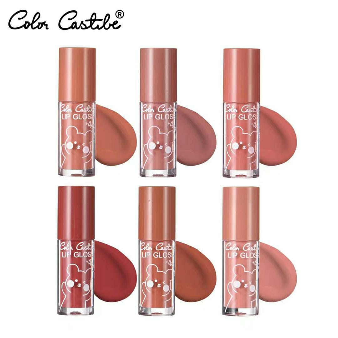 Glossy Finish Lip Gloss, Pack Of 6