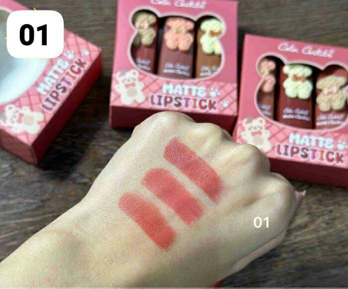 Bold Coverage & High Pigmented Lipstick- Pack Of 3