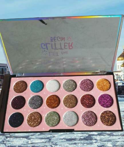 Beautiful Eye Makeup Palette, 18 Shades