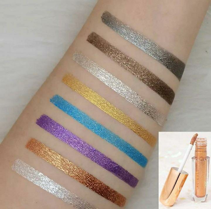 8 Pcs Glitter Eyeshadow