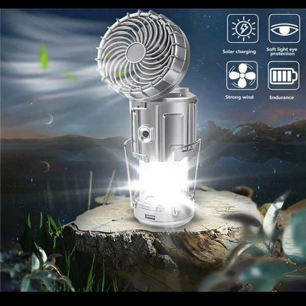 Solar Fan Emergency Light