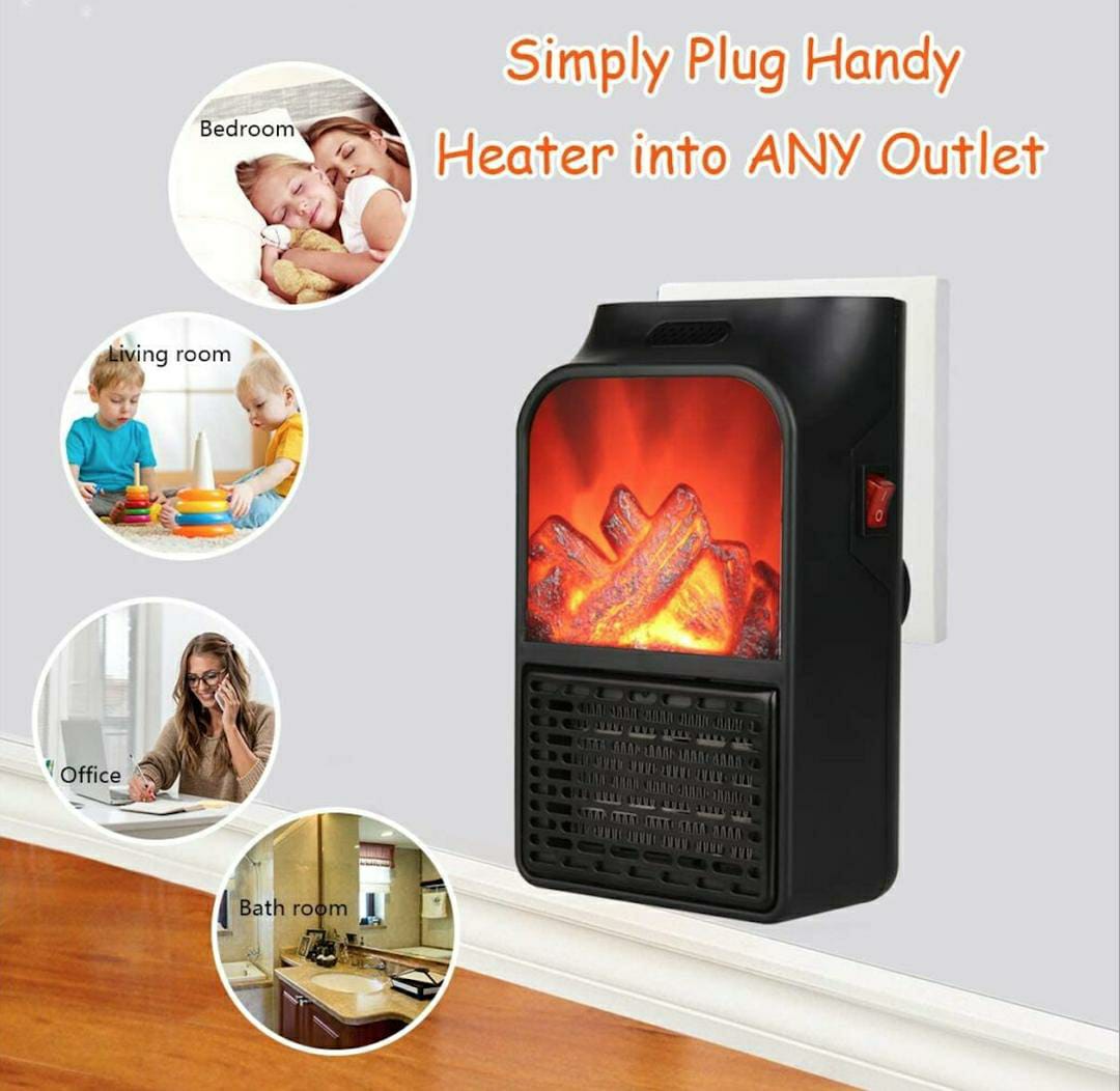 Portable 900W Electric Heater - 1 Pc Space Heater for Home