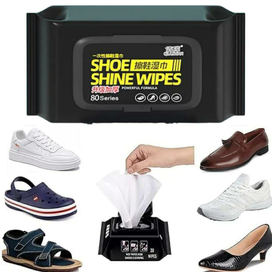 Deep Clean Your Footwear with Pack Of 5 of Quick and Convenient Shoe Cleaning Wipes