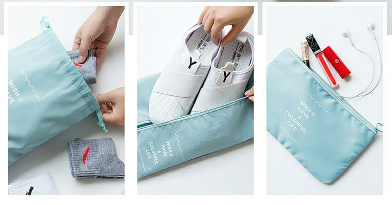 8 Pcs Travel Storage Bag - Ships From Overseas