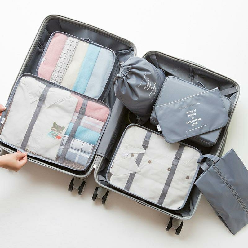 8 Pcs Travel Storage Bag - Ships From Overseas