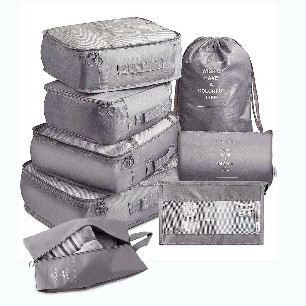 8 Pcs Travel Storage Bag - Ships From Overseas